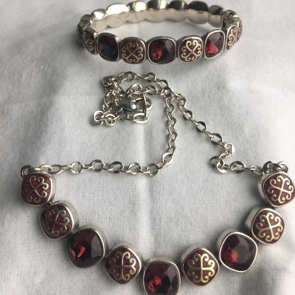Brighton Collar Necklace & Bracelet Set (used)